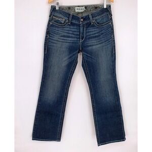 NWOT Ariat Real Women Denim Jeans Western Cowgirl Mid Rise Bootcut Pants Sz 30R